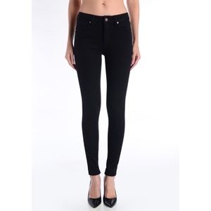 Just Black 9" Rise Over Dye Skinny - Black